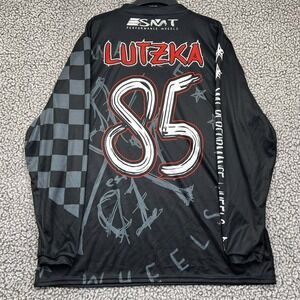 Greg Lutzka #85 Shirt Men XL Jersey Performance Wheels Pullover Long Sleeve